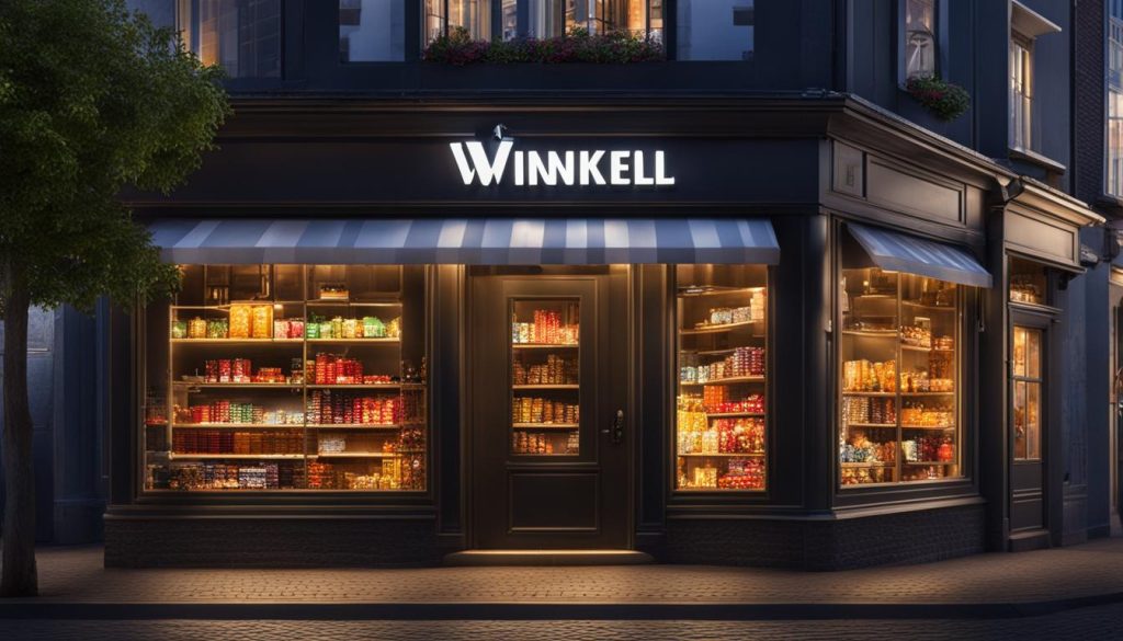 Avond winkel