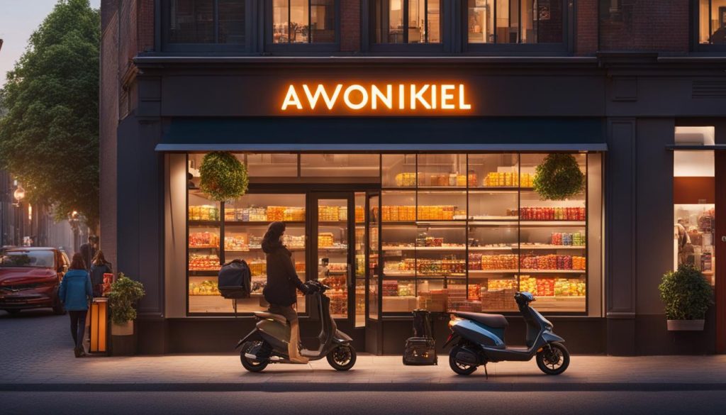 Avond winkel bezorging